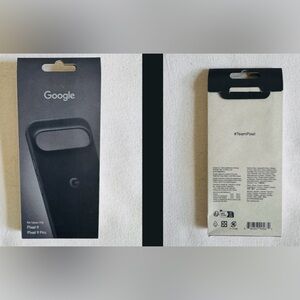 Google Pixel 9 & 9 Pro Case | Obsidian (Black) | Google OEM